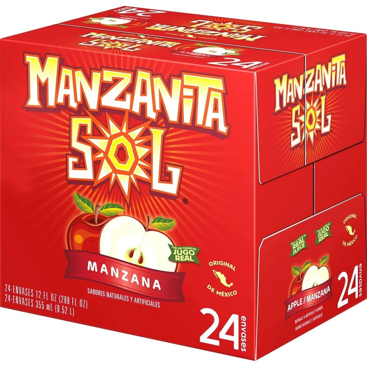 Manzanita Sol Soda Apple 12 Fluid Ounce (Pack of 24) Image 2