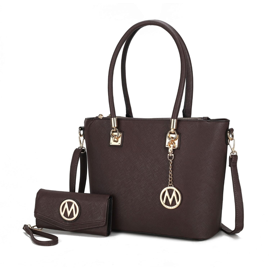 Vanessa Tote Handbag and Wallet Set by Mia K. Image 1