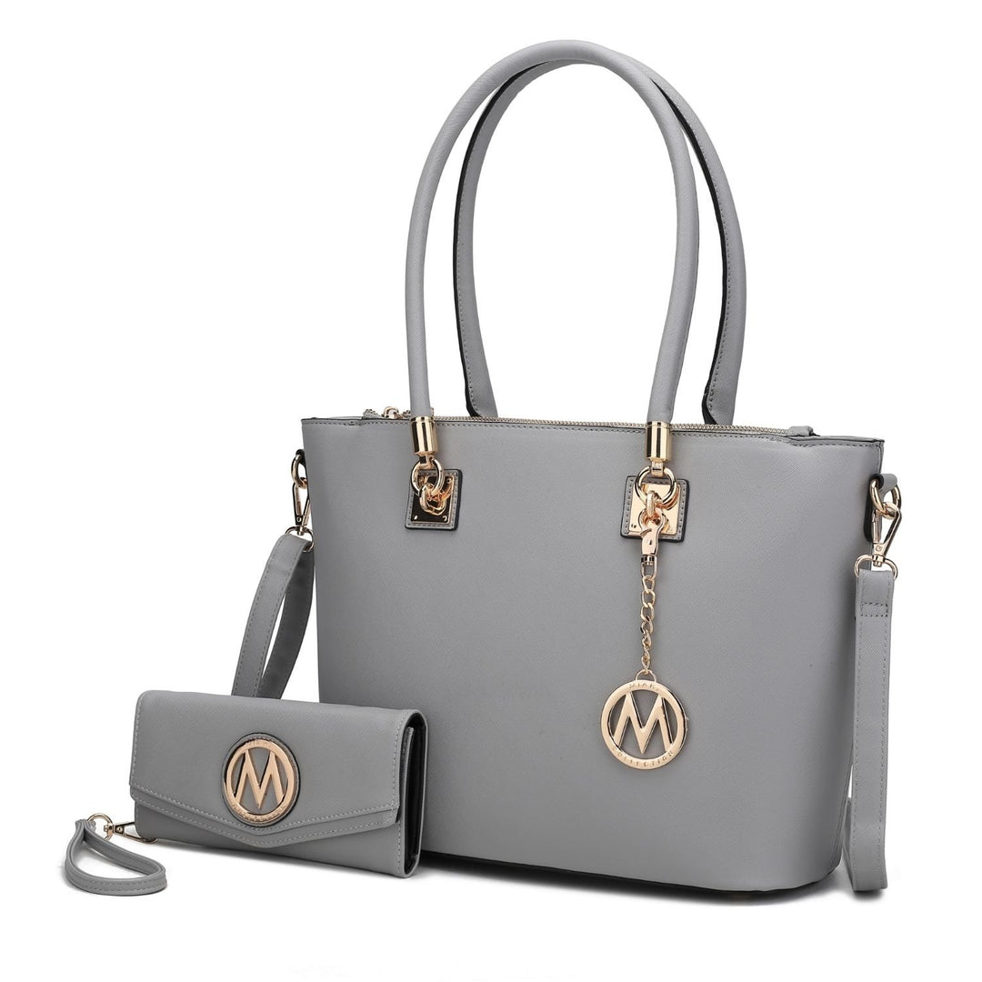 Vanessa Tote Handbag and Wallet Set by Mia K. Image 1