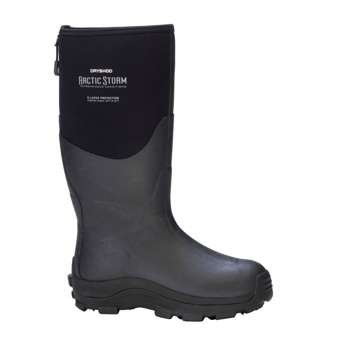 Dryshod Mens Arctic Storm Extreme Conditions Pull On Winter Boot Black/Grey - ARS-MH-BK ONE SIZE BLACK/GREY Image 1