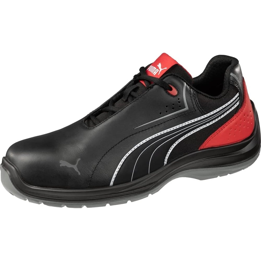 PUMA Safety Mens Touring Low EH Shoes Black Composite Toe Size AD Slip Resistant Image 1