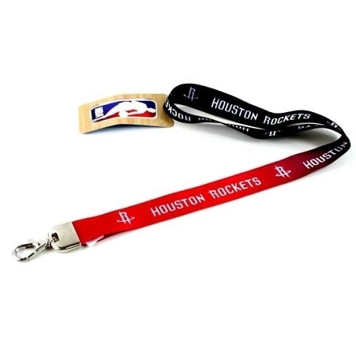 Houston Rockets NBA Ombre Lanyard Image 1