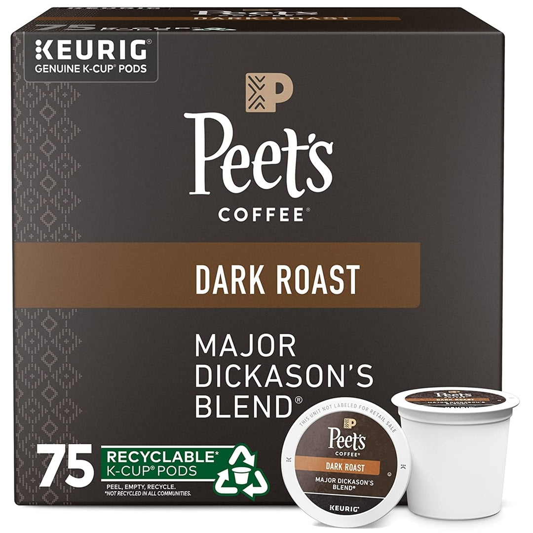 Peets Coffee Major Dickasons Blend K-Cup Pod 75 Count Image 1