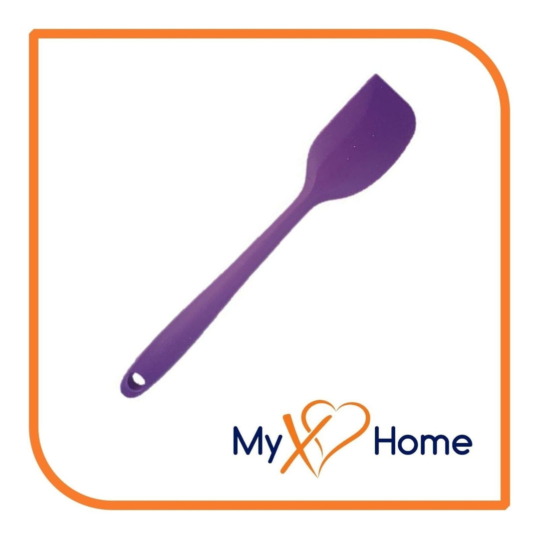 8" Purple Silicone Spoon and Spatula Set by MyXOHome Image 4