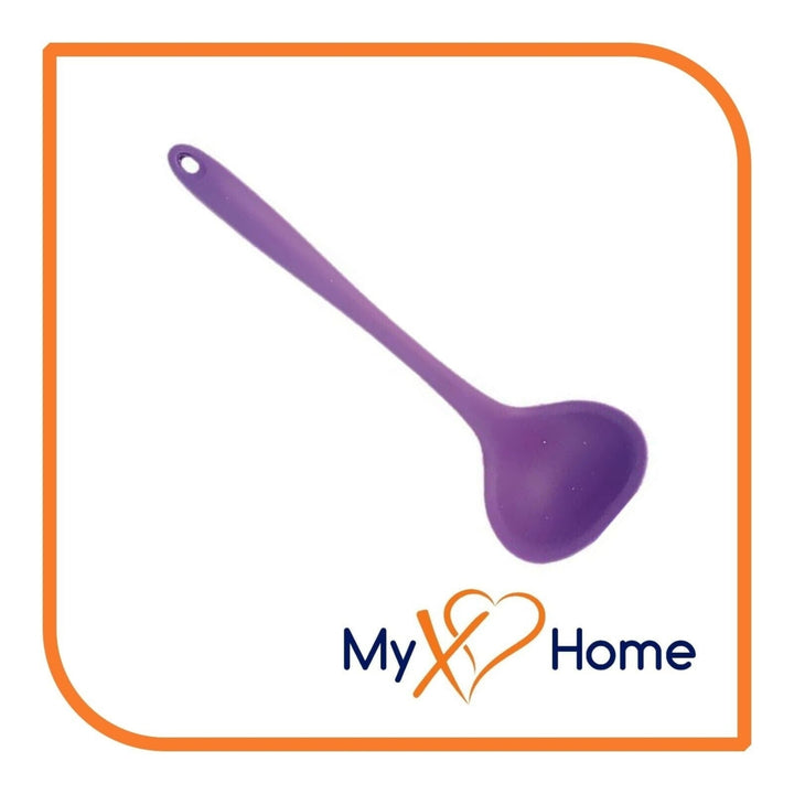 8" Purple Silicone Utensils - Set of 7 Kitchen Tools - by MyXOHome Image 6