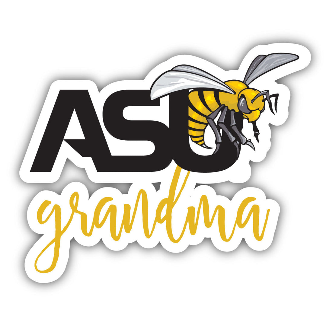 Alabama State University 4 Inch Proud Grand Mom Die Cut Decal Image 1