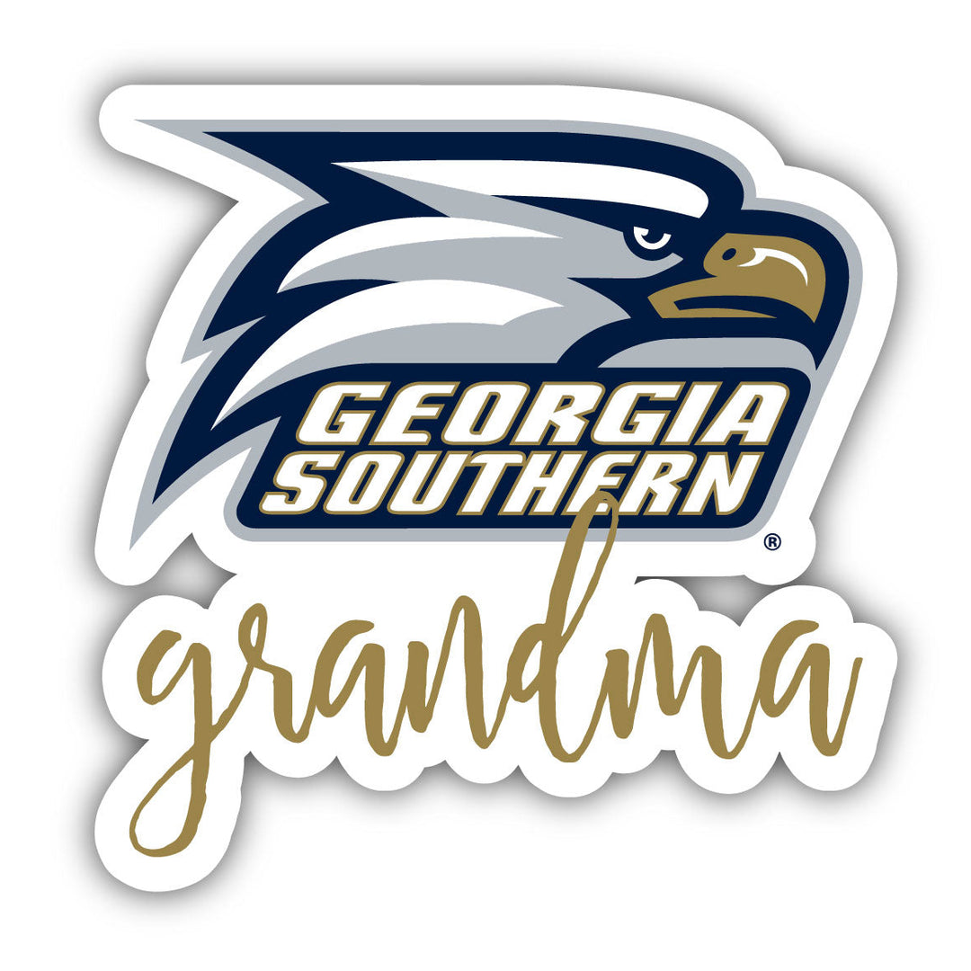 Georgia Southern Eagles 4 Inch Proud Grand Mom Die Cut Decal Image 1