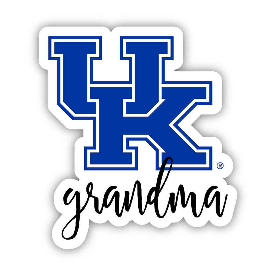 Kentucky Wildcats 4 Inch Proud Grand Mom Die Cut Decal Image 1