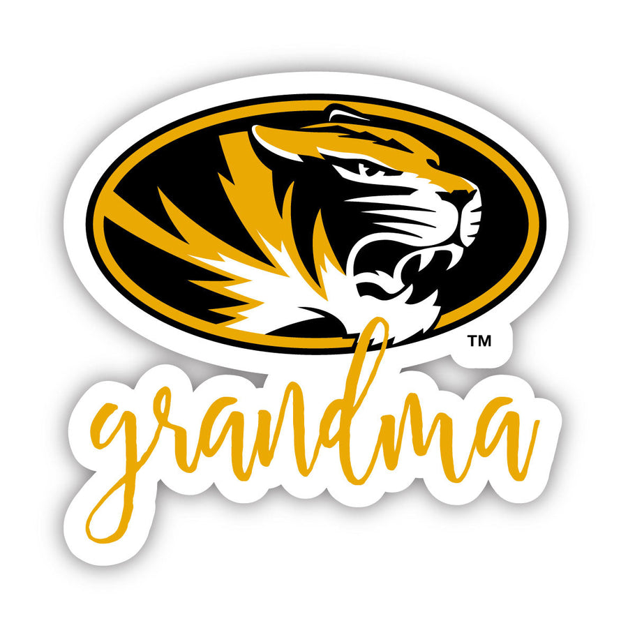 Missouri Tigers 4 Inch Proud Grand Mom Die Cut Decal Image 1