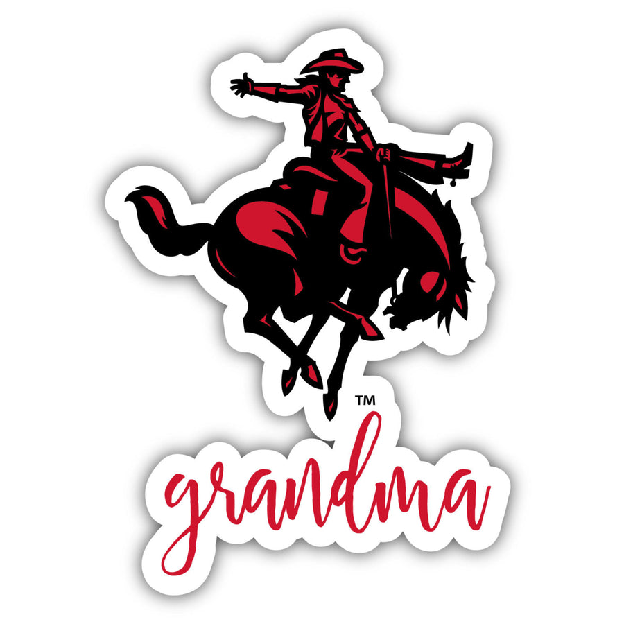 Northwestern Oklahoma State University 4 Inch Proud Grand Mom Die Cut Decal Image 1