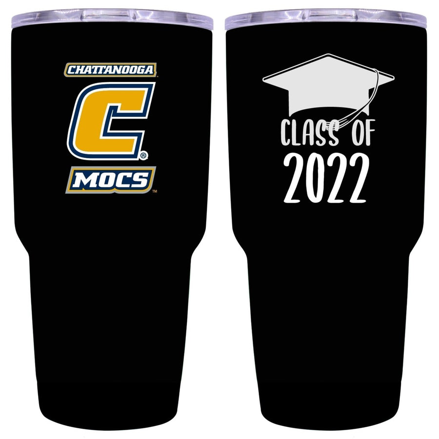 University of Tennessee at Chattanooga 24 OZ Insulated Stainless Steel Tumbler Black Image 1