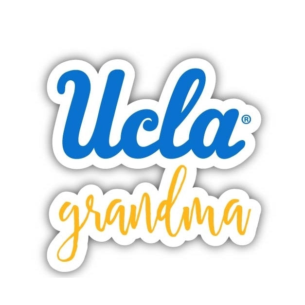 UCLA Bruins 4 Inch Proud Grand Mom Die Cut Decal Image 1