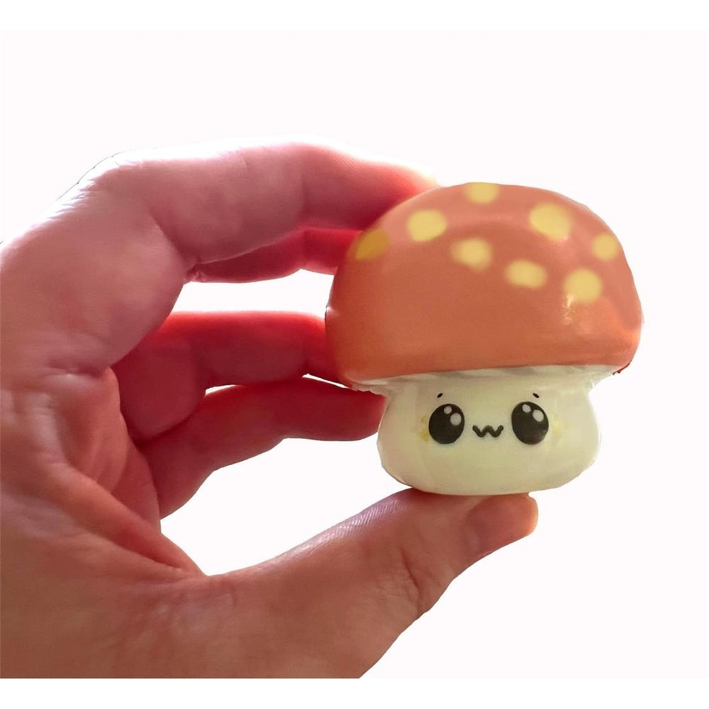12 Piece Pack 2" Squishy Mushroom Assortment  Squeeze Stress Toy TY550 party favor Image 2