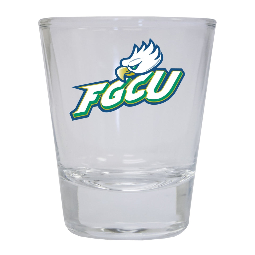 Florida Gulf Coast Eagles Round Shot Glass Image 1