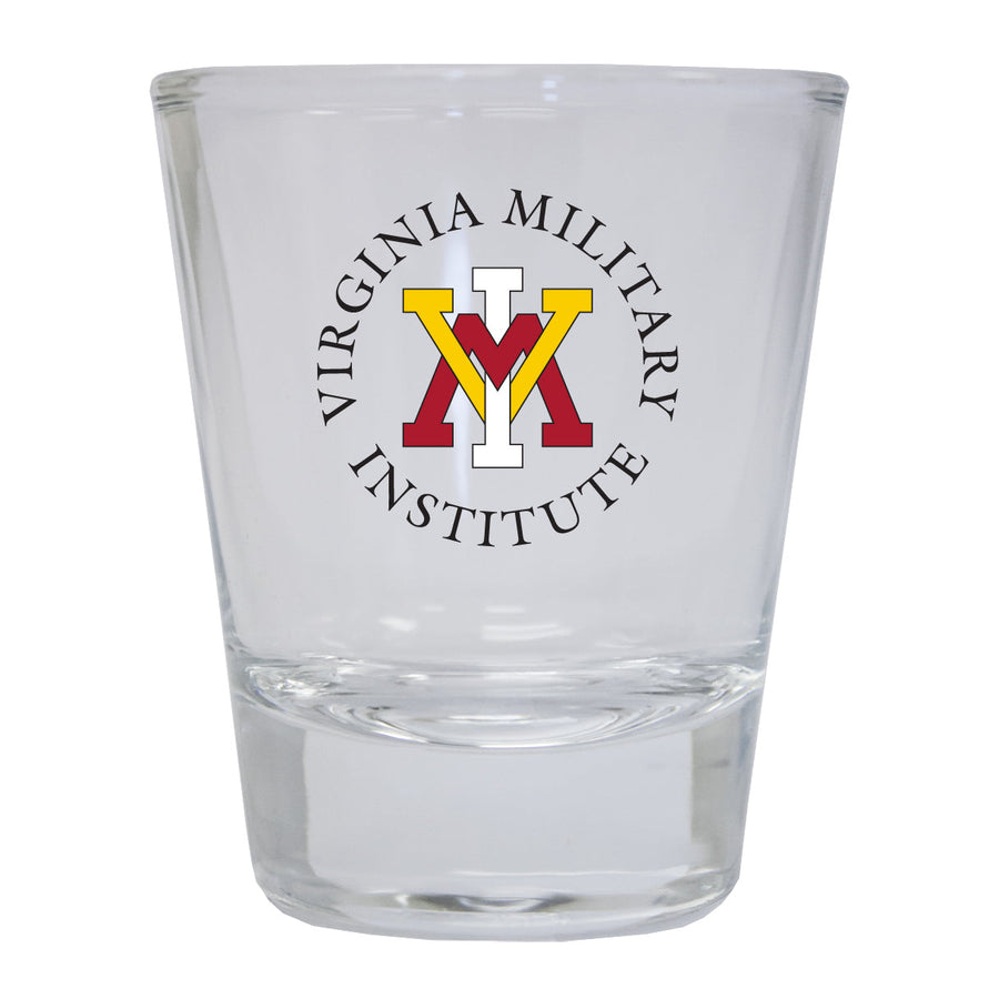 VMI Keydets Round Shot Glass Image 1