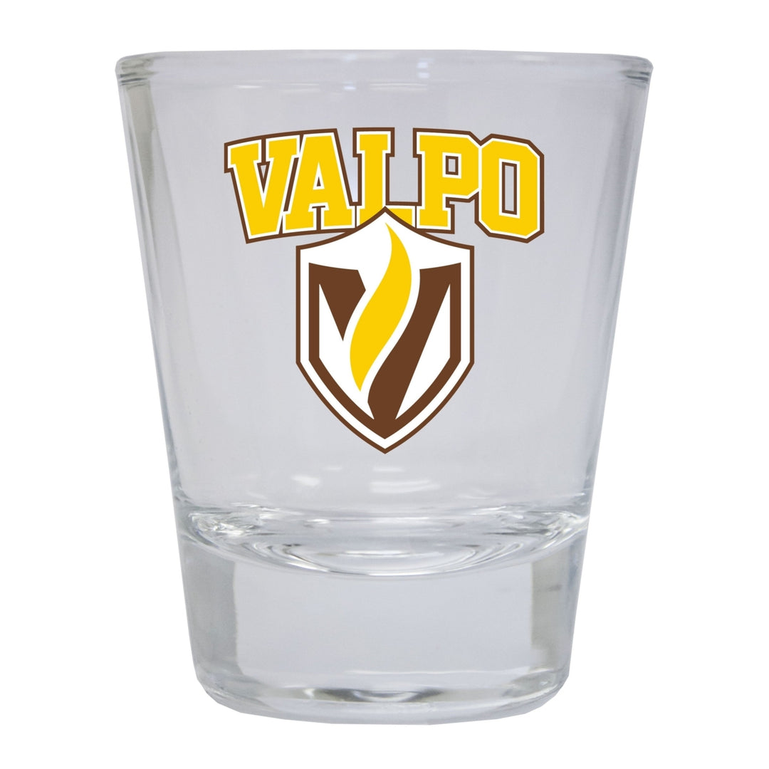 Valparaiso University Round Shot Glass Image 1