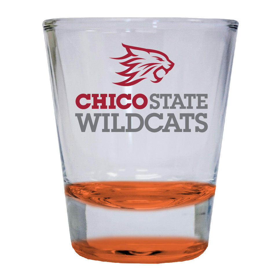 California State University Chico 2 ounce Color Etched Shot Glasses Image 2