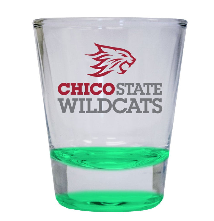 California State University Chico 2 ounce Color Etched Shot Glasses Image 1