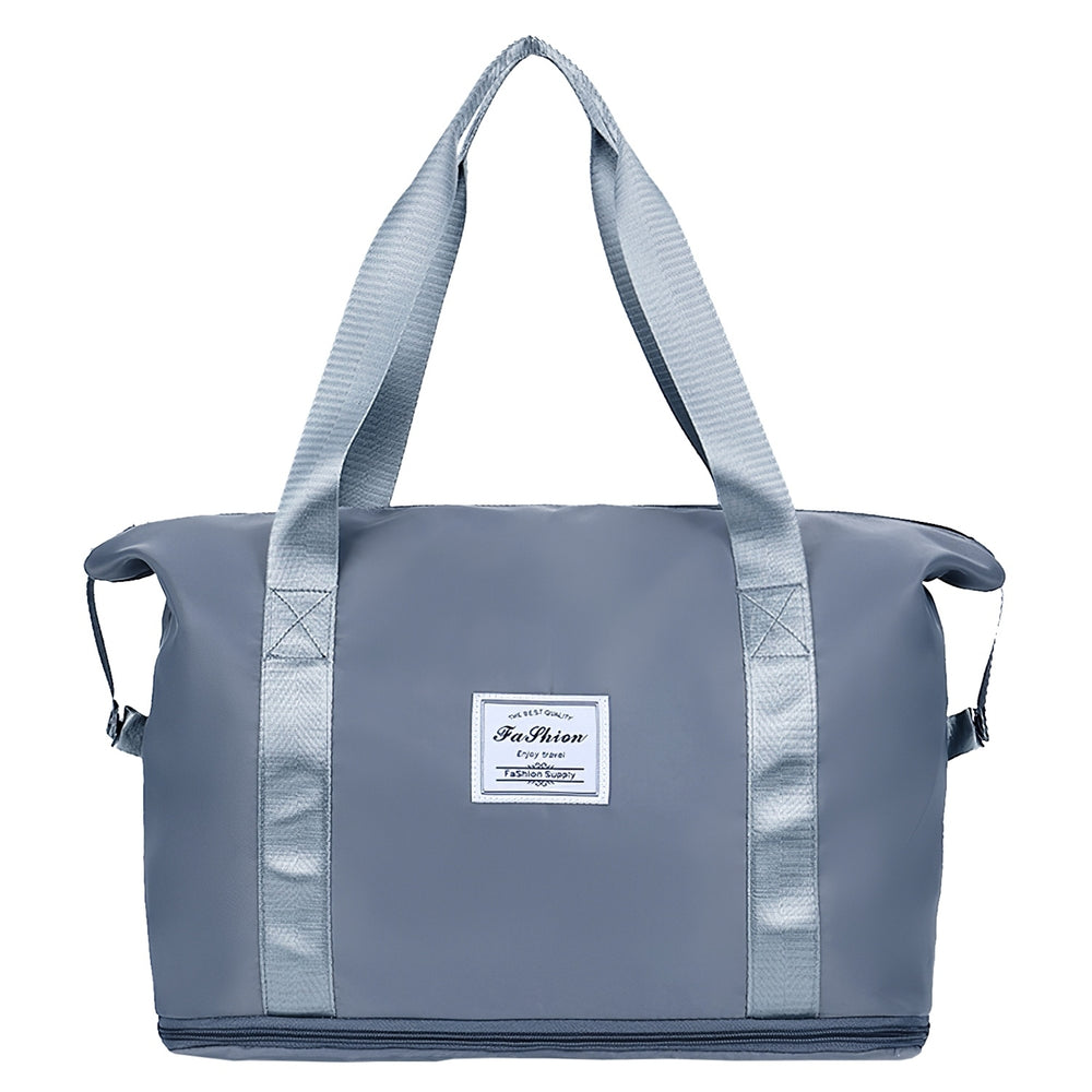 9.2Gal Shoulder Travel Duffle Bag Folding Carry On Overnight Weekender Bag Image 2
