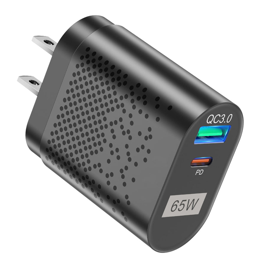 65W Type C Fast Wall Charger PD QC3.0 Adapter Image 1