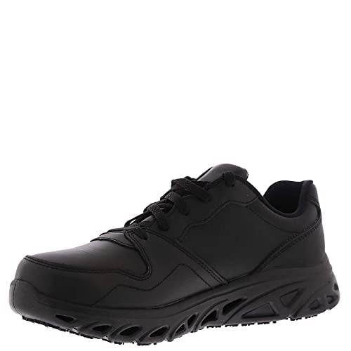 SKECHERS WORK Womens Work Relaxed Fit Glide-Step SR - Tupela Soft Toe Slip Resistant Work Shoes Black - 108054/BBK BLACK Image 2