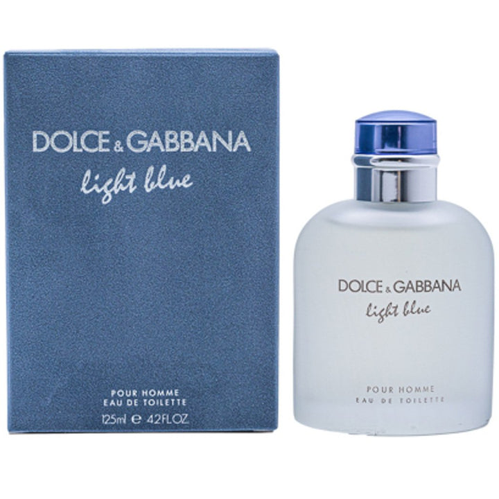 Dolce and Gabbana Mens Light Blue Pour Homme Eau De Toilette Spray 4.2 Oz. Image 1