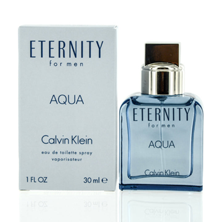 Calvin Klein Eternity Aqua for Men Eau De Toilette Spray 1.6 Oz Fresh Scent Image 1