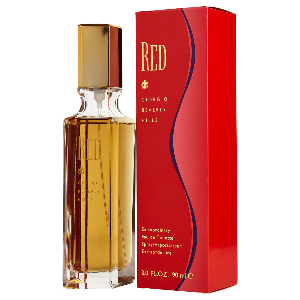 Giorgio Beverly Hills Red Eau de Toilette Perfume for Women 3.4 oz Exotic Scent Image 1