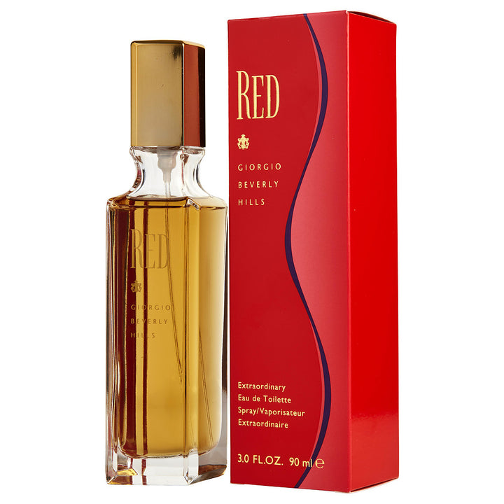 Giorgio Beverly Hills Red Eau de Toilette Perfume for Women 3.4 oz Exotic Scent Image 1