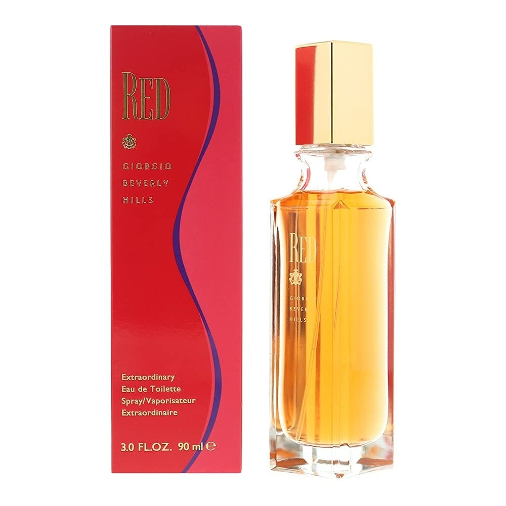 Giorgio Beverly Hills Red Eau de Toilette Perfume for Women 3.4 oz Exotic Scent Image 2