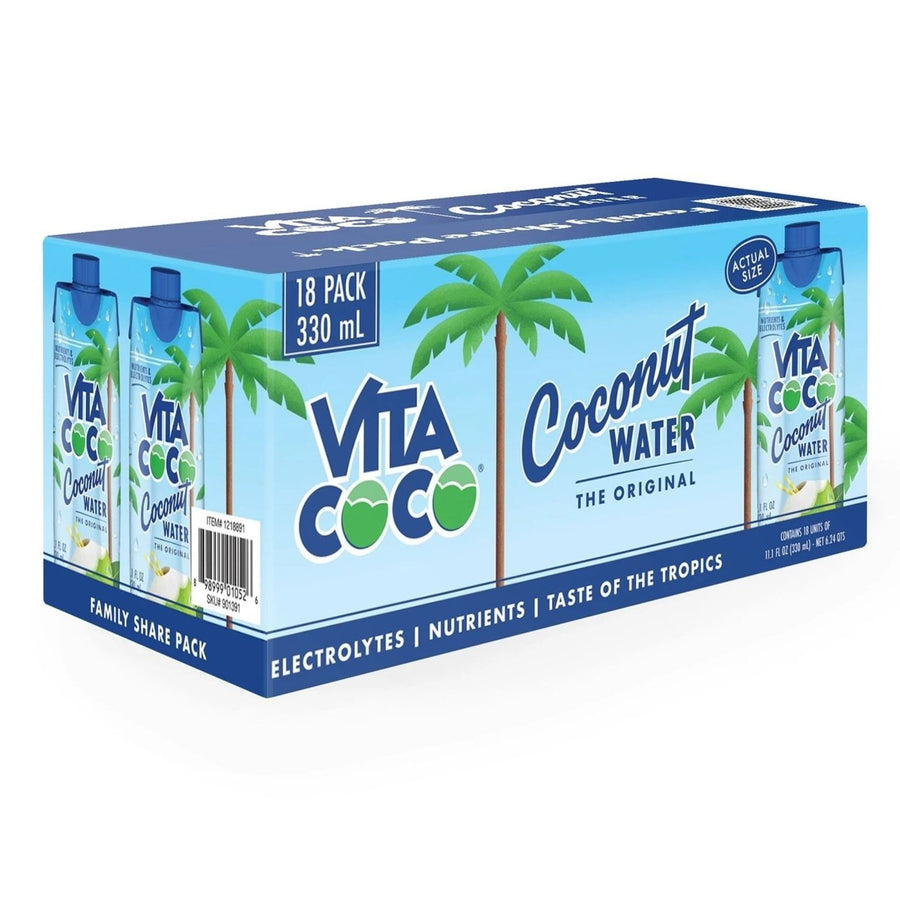 Vita Coco Coconut Water 11.1 Fluid Ounce (Pack of 18) Image 1