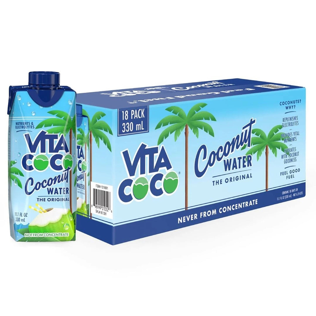 Vita Coco Coconut Water 11.1 Fluid Ounce (Pack of 18) Image 3