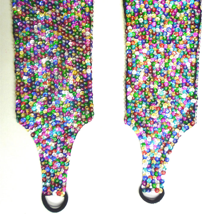 Sequin Gloves Lite Multi Image 2