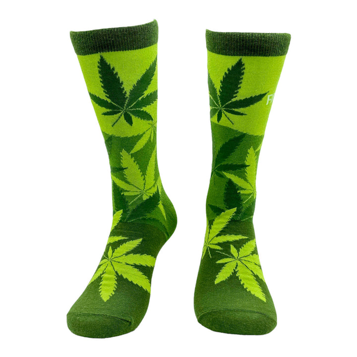 Mens My Favorite Herb Socks Funny 420 Weed Leaf Pot Smoke Lovers Footwear Image 4