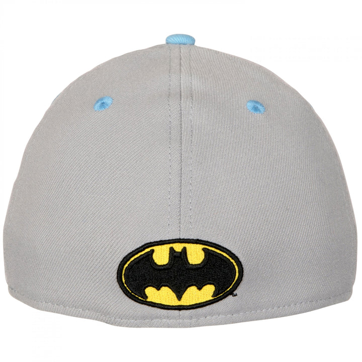 Batman Vintage Colorway  Era 39Thirty Fitted Hat Image 4