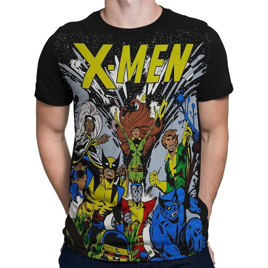 X-Men The All Sublimation 30 Single T-Shirt Image 1