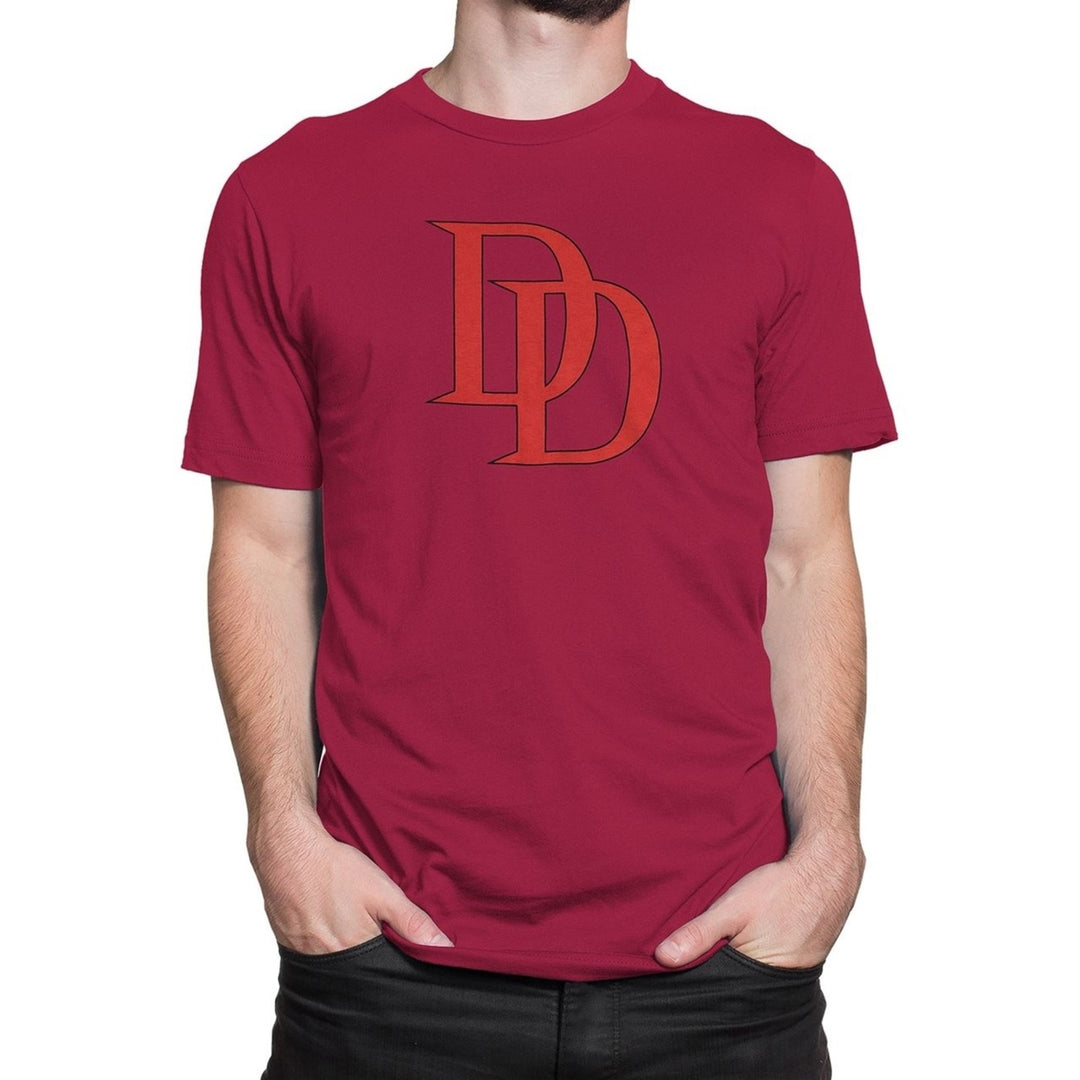 Daredevil Red Logo 30 Single T-Shirt Image 1