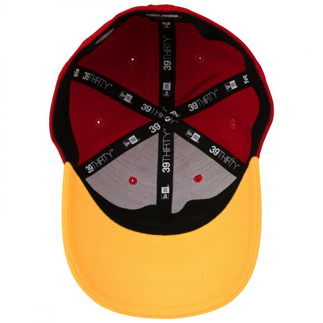 Flash Red and Yellow Colorway Era 39Thirty Fitted Hat Image 4