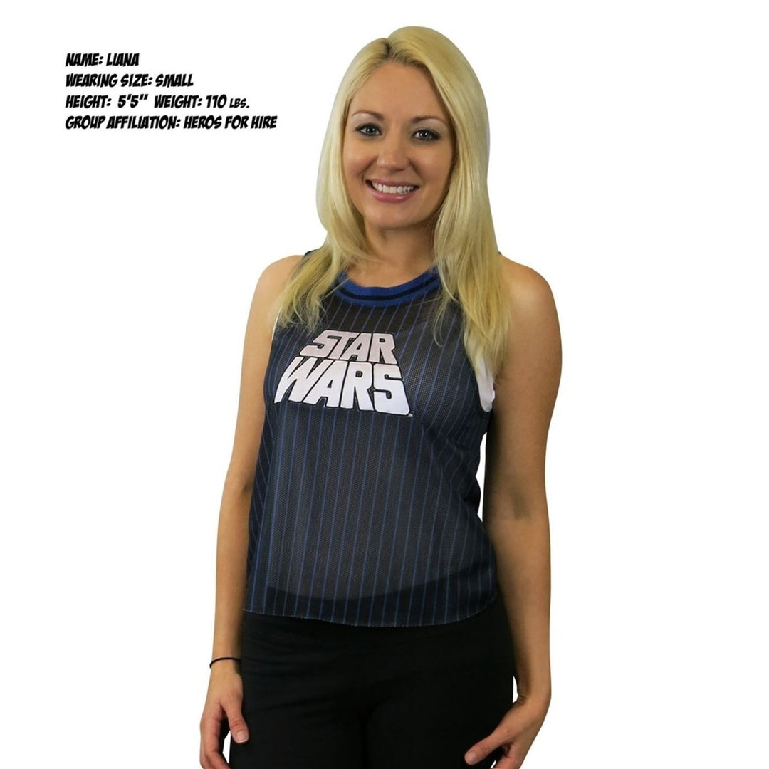 Star Wars Womens Mesh Basketball Tank Image 3