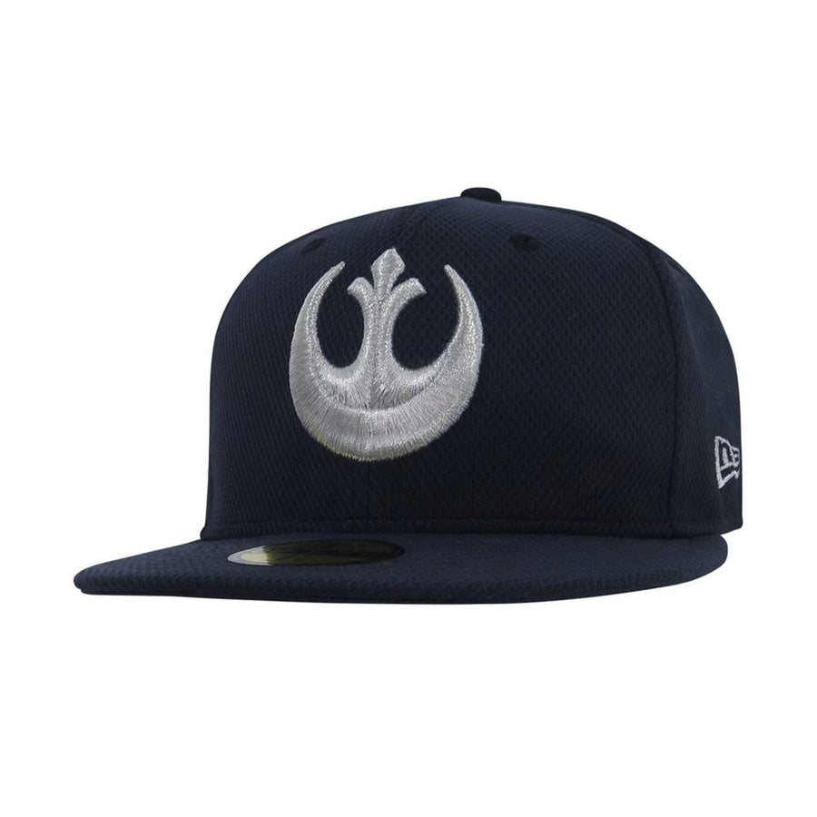 Star Wars Rebel Symbol Navy 59Fifty Fitted Hat Image 1