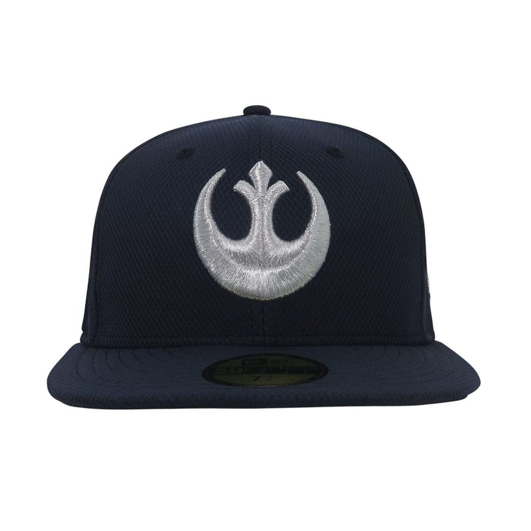 Star Wars Rebel Symbol Navy 59Fifty Fitted Hat Image 3