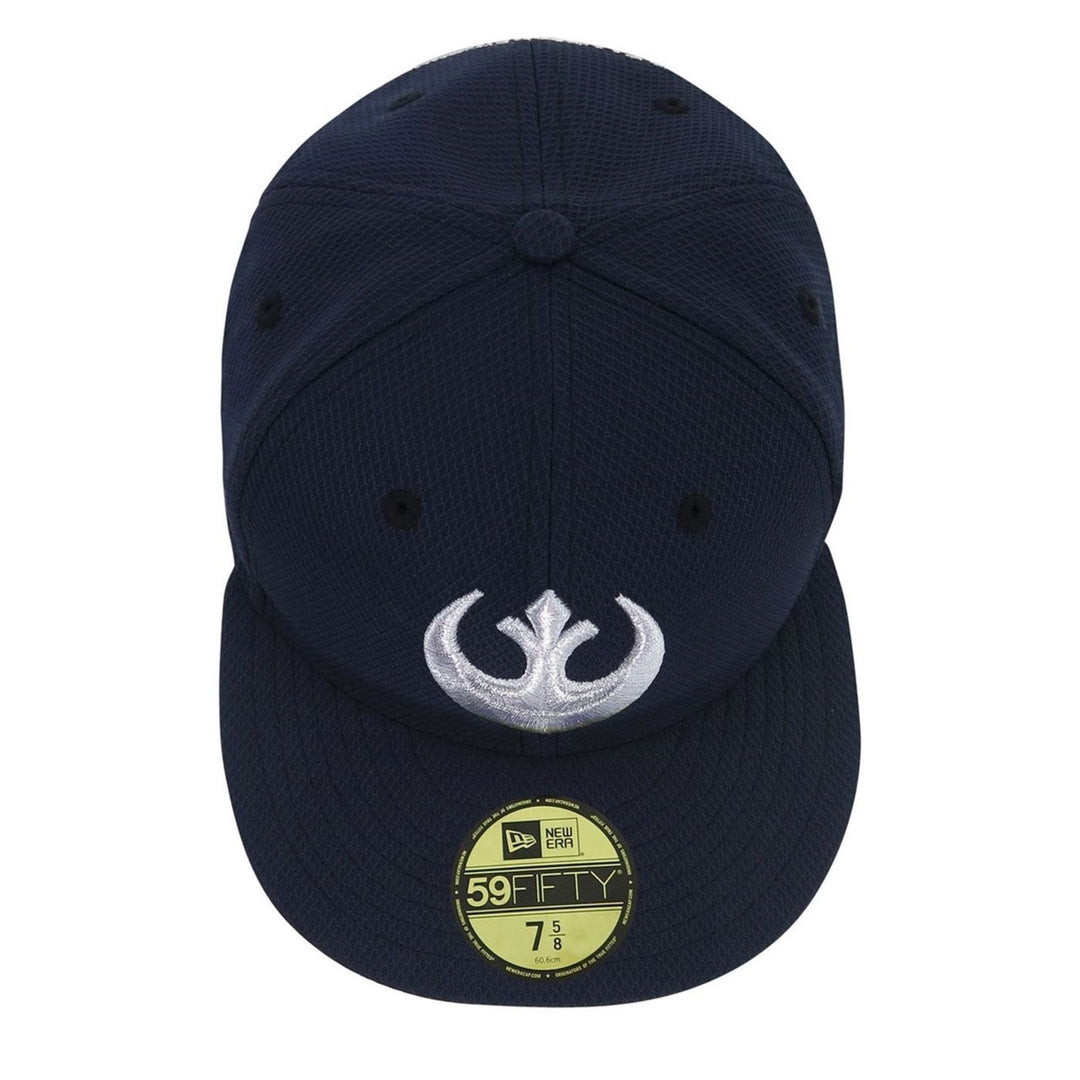 Star Wars Rebel Symbol Navy 59Fifty Fitted Hat Image 6