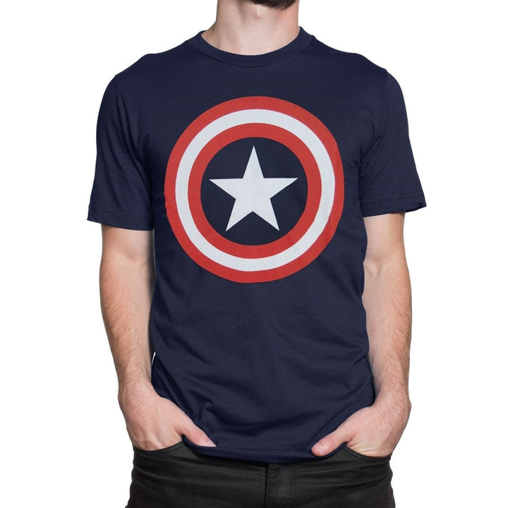 Captain America Shield T-Shirt Image 1