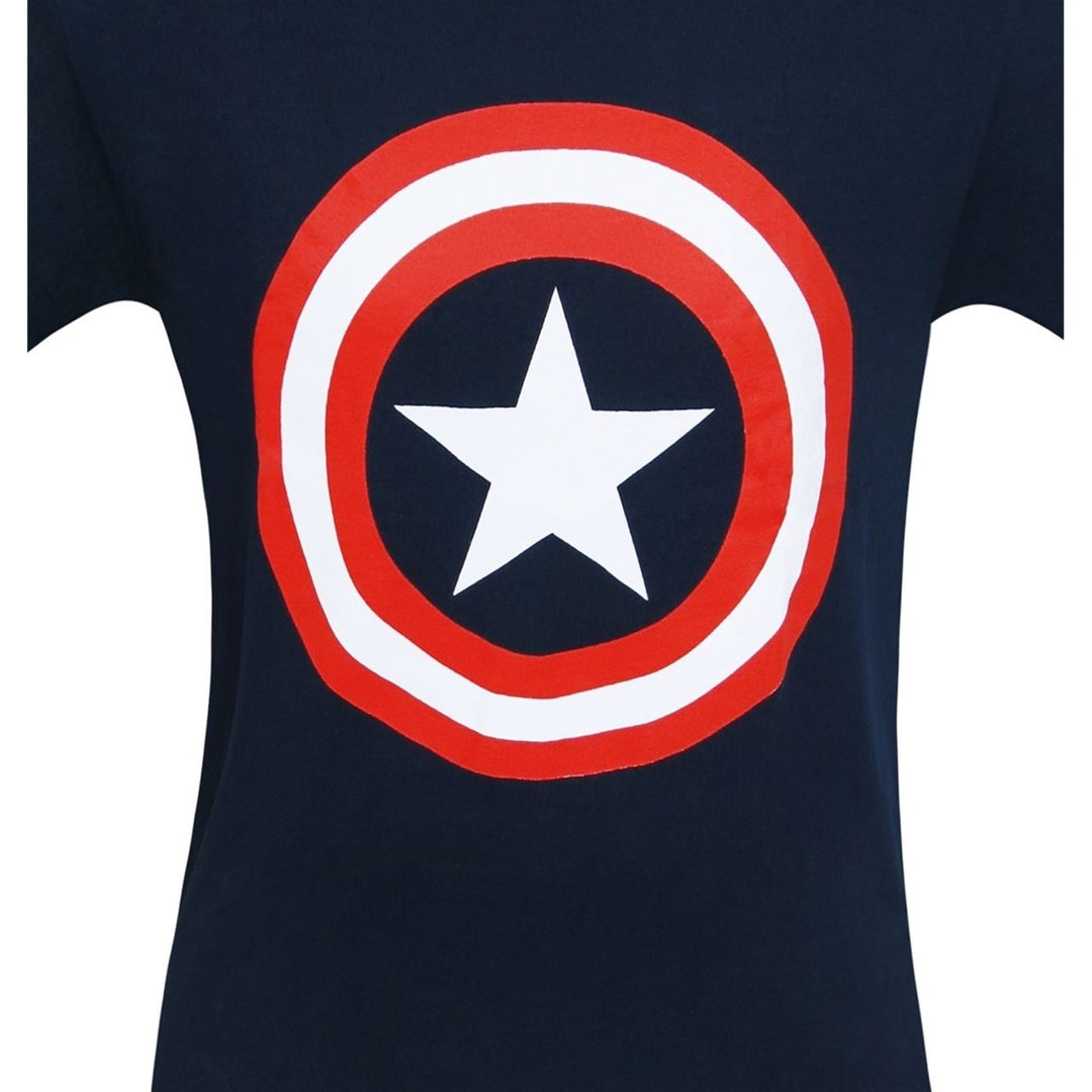 Captain America Shield T-Shirt Image 2