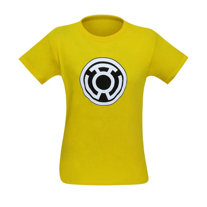 Sinestro Corps Big Symbol Yellow T-Shirt Image 3