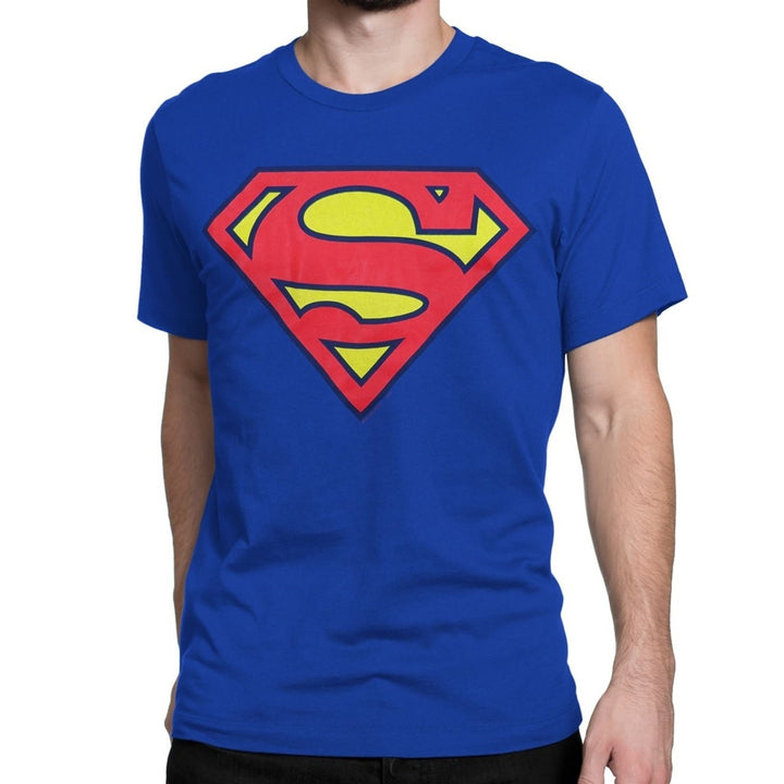 Superman Royal Blue T-Shirt Image 1
