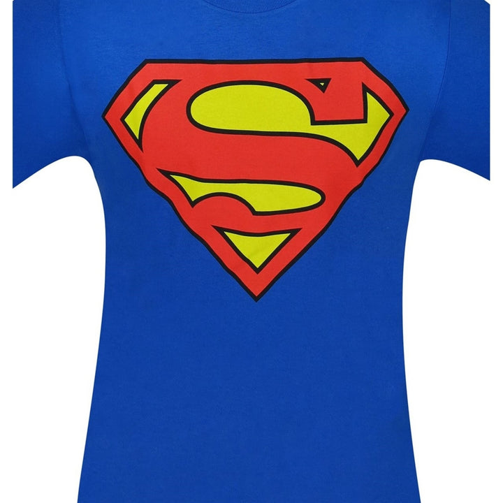 Superman Royal Blue T-Shirt Image 3
