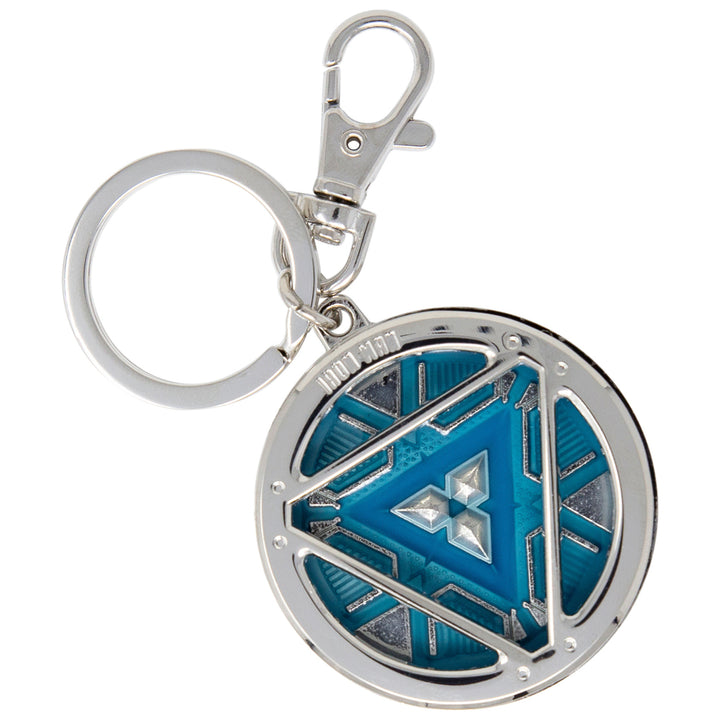 Iron Man 3 Arc Reactor Glowing Pewter Keychain Image 1