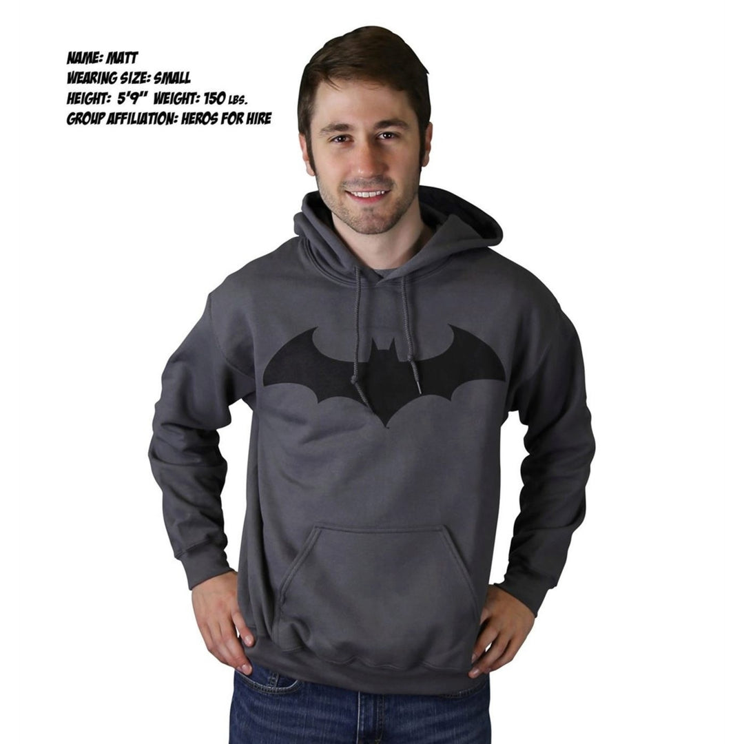 Batman Hush Symbol Hoodie Sweatshirt Image 3