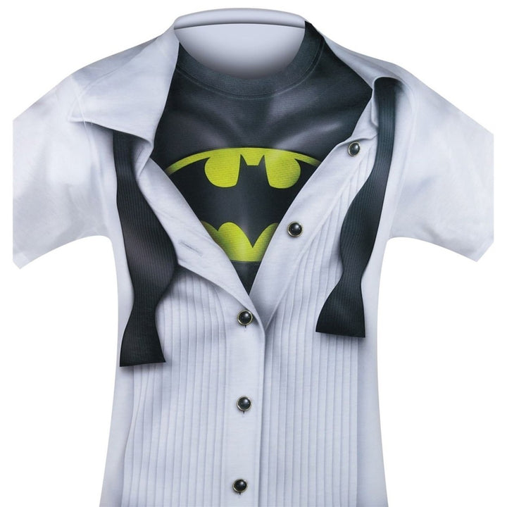 Batman Tuxedo Costume Reveal Sublimated T-Shirt Image 3